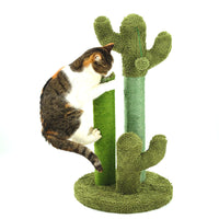 HKM-0555581 Plush Cat Scratching and Climbing Cactus Tree - 68CM & 53CM Height Options