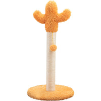 HKM-0555581 Plush Cat Scratching and Climbing Cactus Tree - 68CM & 53CM Height Options