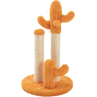 HKM-0555581 Plush Cat Scratching and Climbing Cactus Tree - 68CM & 53CM Height Options