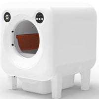 HKM-055571 Automatic Self-Cleaning Cat Litter Box with 68L Capacity - Durable Eco-Friendly Plastic Design