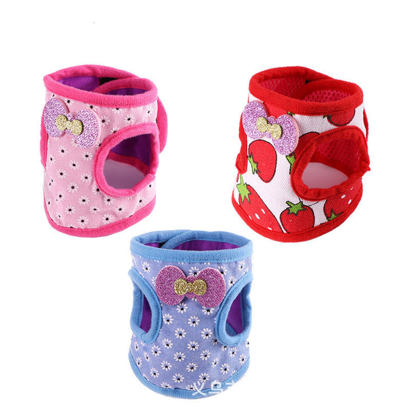 HKM-055635 Rabbit and Guinea Pig Vest-Style Chest Strap for Comfortable Pet Wear