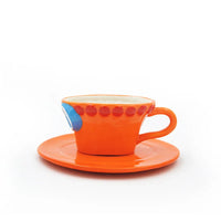 HKM-055699 Ceramic Anime Coffee Cup with Luffy Straw Hat Design, 301-400ml Capacity for Office Use