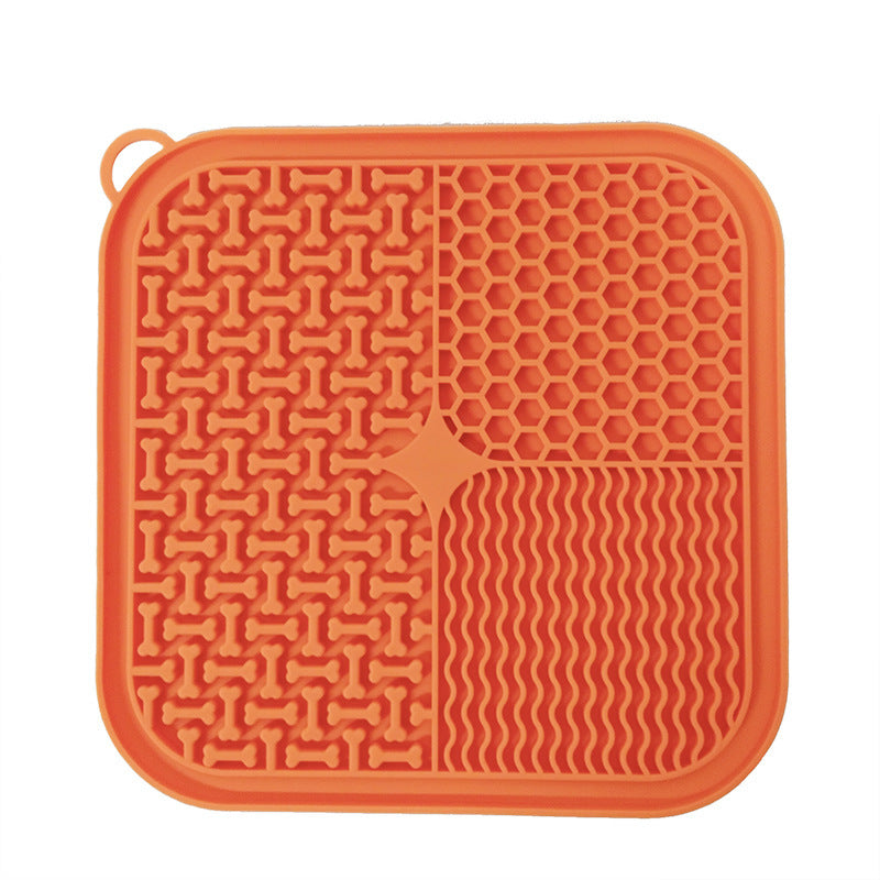 HKM-0558269 Fengrong Silicone Non-Slip Slow Feed Mat with Scraper for Dogs