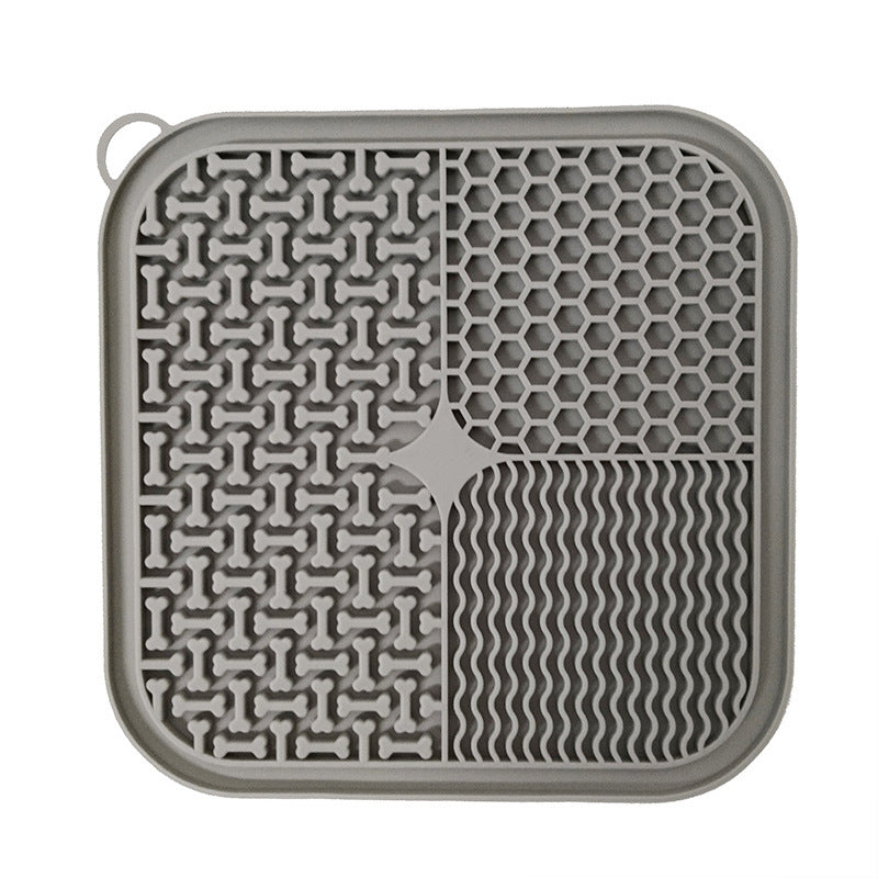 HKM-0558269 Fengrong Silicone Non-Slip Slow Feed Mat with Scraper for Dogs