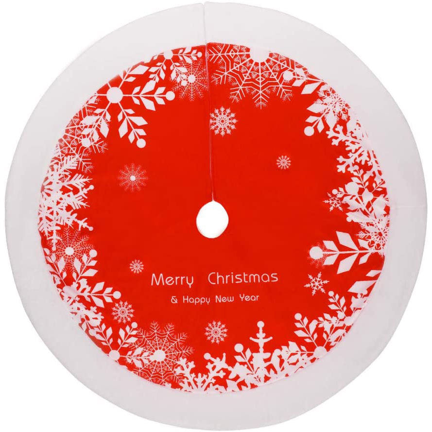 HKM-055891 Christmas Tree Skirt - Festive Decorative Solution for Homes, Bedrooms, and More
