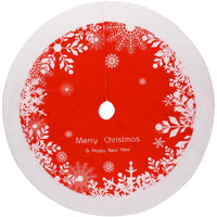 HKM-055891 Christmas Tree Skirt - Festive Decorative Solution for Homes, Bedrooms, and More