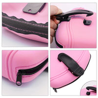 HKM-0559549 Silicone Dog Treat Pouch - Portable Waist Pack for Pet Training, Washable Food Storage with Clip