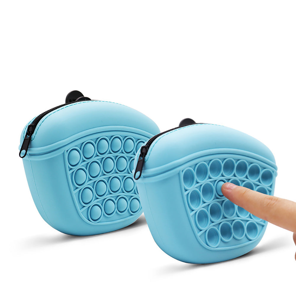 HKM-0559549 Silicone Dog Treat Pouch - Portable Waist Pack for Pet Training, Washable Food Storage with Clip