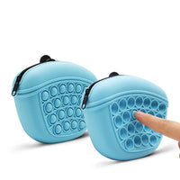 HKM-0559549 Silicone Dog Treat Pouch - Portable Waist Pack for Pet Training, Washable Food Storage with Clip