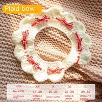 HKM-0560061 Cat Knitted Scarf Necklace in Various Colors and Patterns