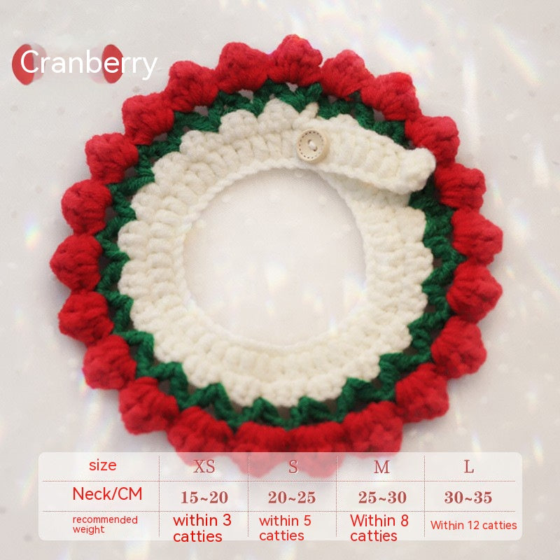 HKM-0560061 Cat Knitted Scarf Necklace in Various Colors and Patterns