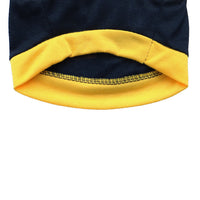 HKM-0560445 Cotton Jersey Printed Sports Vest for Small Dogs in Green and Black with Yellow Edges