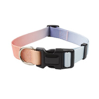 HKM-0561853 Nylon Pet Collar and Traction Rope Set in Vibrant Gradient Colors