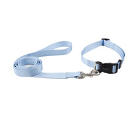 HKM-0561853 Nylon Pet Collar and Traction Rope Set in Vibrant Gradient Colors