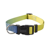 HKM-0561853 Nylon Pet Collar and Traction Rope Set in Vibrant Gradient Colors