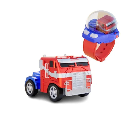 HKM-056275 Mini Cartoon Anime Watch Remote Control Car with Lights and USB Charging - Suitable for Ages 5 and Up