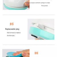 HKM-0562877 Smart Electric Cat Turntable Toy with Adjustable Speed and LED Light