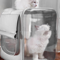 HKM-0564285 Space Capsule Portable Cat Carrier - Breathable Pet Bag, Lightweight & Medium Hardness, Multiple Colors