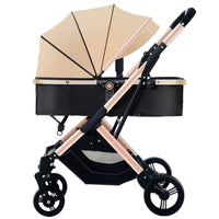 HKM-056467 Lightweight Folding Stroller with Luxury Aluminium Frame for Infants and Toddlers