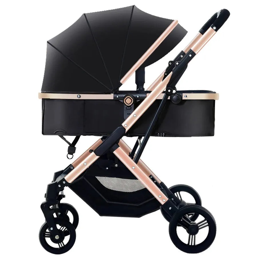 HKM-056467 Lightweight Folding Stroller with Luxury Aluminium Frame for Infants and Toddlers