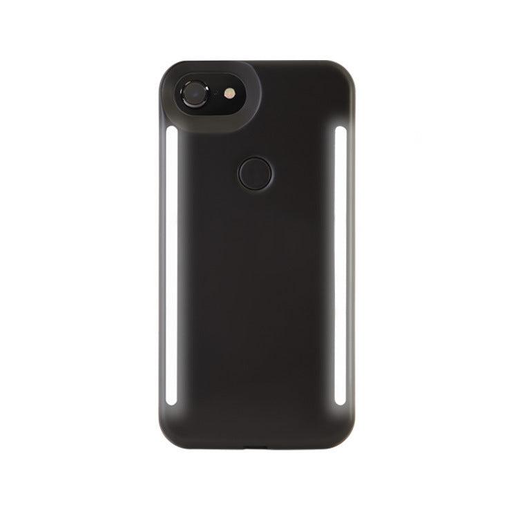 HKM-056531 Light Up Selfie Flash Case for iPhone XS, XR, XS MAX – Adjustable Brightness, SOS Flash Mode, Durable Protection