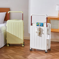 HKM-056659 Wide Handle Laptop Cabin Suitcase for Students - Travel Trolley Case with Easy Mobility