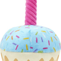 HKM-0567485 Plush Birthday-Themed Dog Toy Set - Cake, Gift Box, and Bone Options
