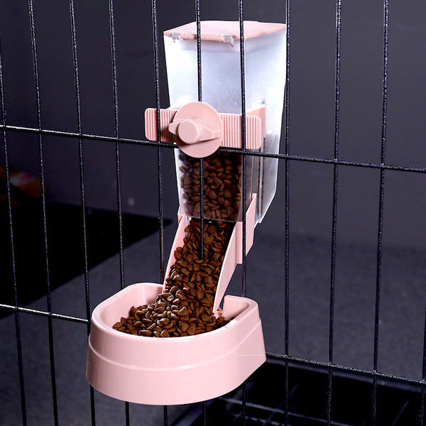 HKM-0567997 Hanging Automatic Feeder for Pets with Fresh-Keeping Box and Easy Assembly