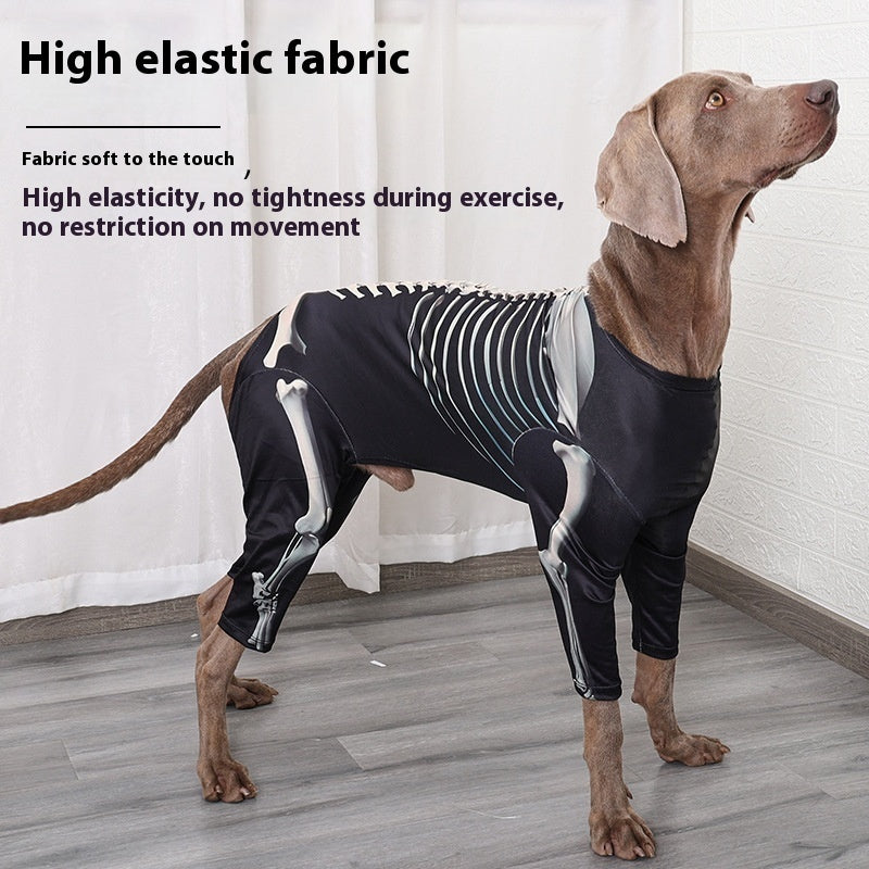 HKM-0568381 Comfortable Black Transformation Dress for Pet Dogs - Halloween Costume, Sizes XL to 3XL
