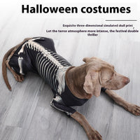 HKM-0568381 Comfortable Black Transformation Dress for Pet Dogs - Halloween Costume, Sizes XL to 3XL