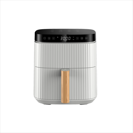 HKM-056851 5L Digital Air Fryer with Overheat Protection and LCD Display for Healthy Cooking