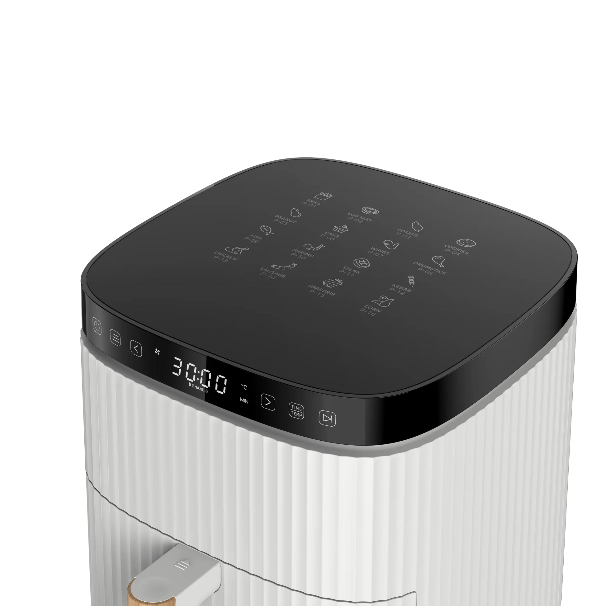 HKM-056851 5L Digital Air Fryer with Overheat Protection and LCD Display for Healthy Cooking