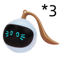HKM-0568637 Interactive 360° Rotating LED Ball Toy for Cats - Engaging and Colorful Playtime
