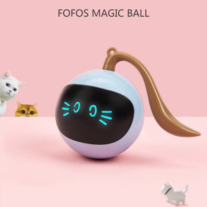 HKM-0568637 Interactive 360° Rotating LED Ball Toy for Cats - Engaging and Colorful Playtime