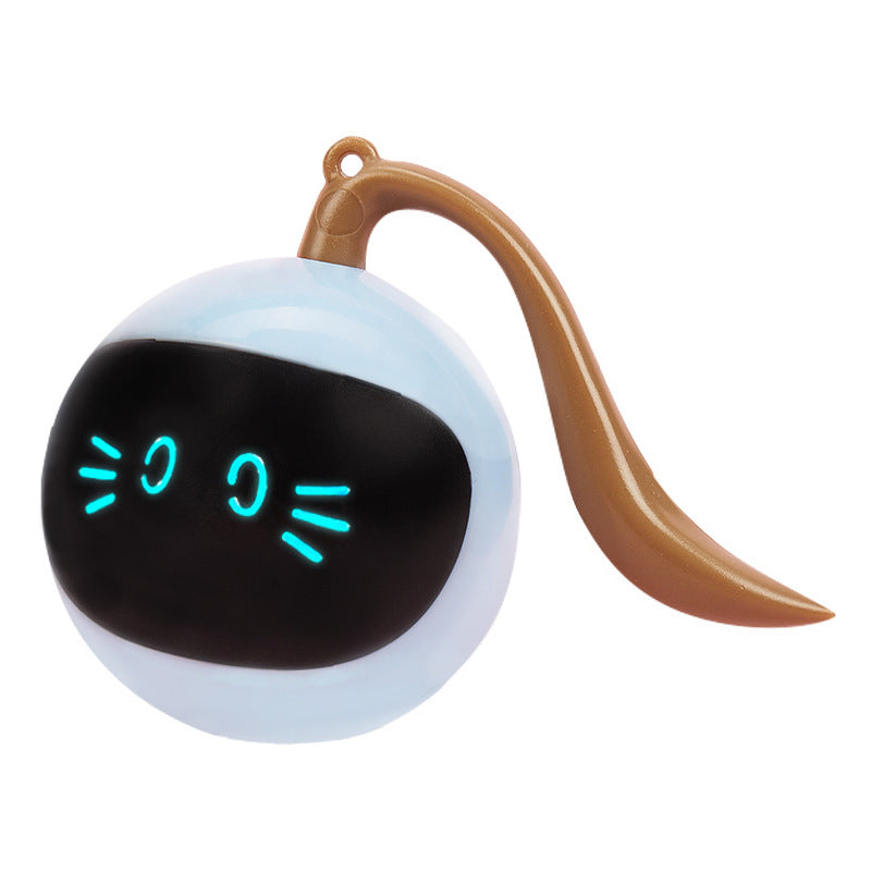 HKM-0568637 Interactive 360° Rotating LED Ball Toy for Cats - Engaging and Colorful Playtime