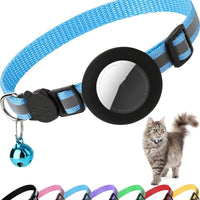 HKM-0569789 Reflective Anti-Lost Pet Collar for Cats and Dogs, Striped Design, Multiple Colors Available