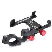 HKM-056979 Aluminum Alloy Motorcycle Phone Holder with 360-Degree Rotation and Sturdy Design