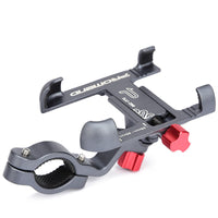 HKM-056979 Aluminum Alloy Motorcycle Phone Holder with 360-Degree Rotation and Sturdy Design
