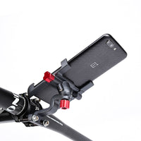 HKM-056979 Aluminum Alloy Motorcycle Phone Holder with 360-Degree Rotation and Sturdy Design