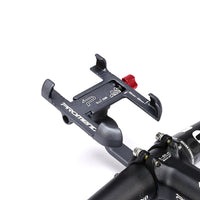 HKM-056979 Aluminum Alloy Motorcycle Phone Holder with 360-Degree Rotation and Sturdy Design
