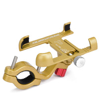 HKM-056979 Aluminum Alloy Motorcycle Phone Holder with 360-Degree Rotation and Sturdy Design