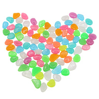 HKM-057107 Luminous Fishing Beads and Shells Set - Fluorescent Artificial Pebbles for Night Fishing