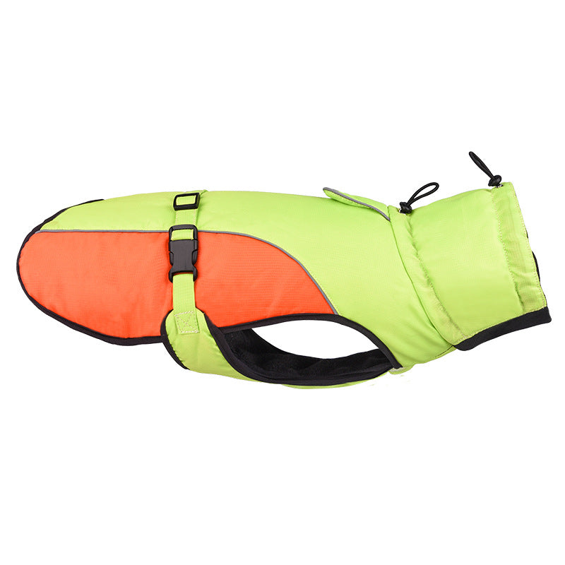 HKM-0571965 Waterproof Reflective Pet Dog Rashers - Warm Fashionable Apparel in Multiple Color Combinations