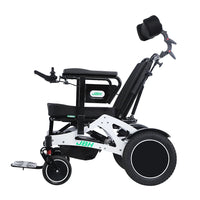 HKM-057299 Comfortable Electric Wheelchair with Adjustable Headrest and Foldable Design