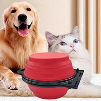 HKM-0573757 Folding Silicone Pet Bowl Set for Dogs and Cats - Multi-functional Outdoor Feeding Solutions