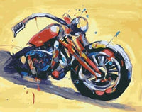 HKM-057427 Custom Digital Oil Painting on Linen - Modern Frameless Artwork