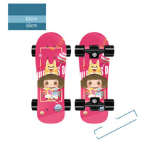 HKM-0574397 Big Head Pet Skateboard for Dogs and Cats - Maple Flat Panel - 62x18cm
