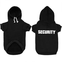 HKM-057491 Casual Fleece Hooded Teddy Sweatshirt for Pets - Available in Black and Grey, Sizes XS to XXL