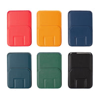 HKM-057491 Magnetic Suction Card Bag and Phone Back Stick Stand - Versatile Desktop Holder in Multiple Colors