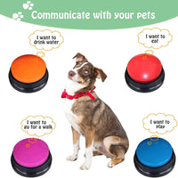 HKM-0576829 Pet Communication Training Buzzer with 30-Second Voice Record and Playback Function